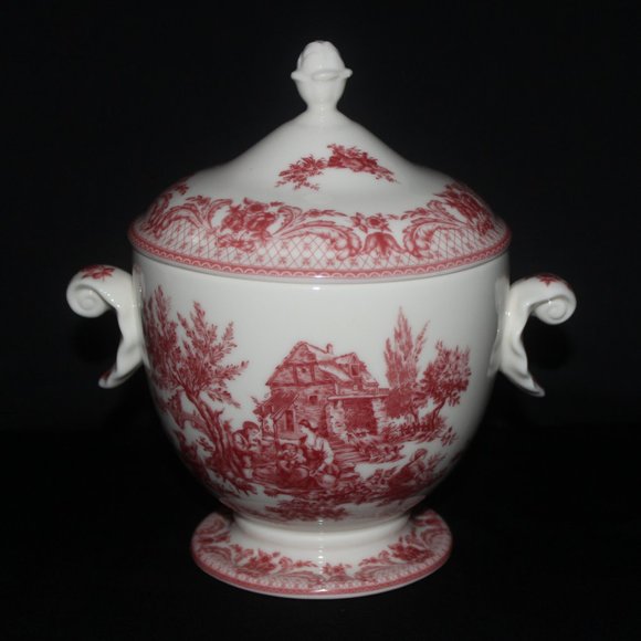 Florence Vase By Skye McGhie | Vintage Lidded & Footed Urn with Handles - Picture 4 of 10